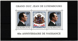 Luxembourg 1981, Cat. Yvert N° BF13 **, 60ème Anniversaire Du Grand-duc Jean - Blocs & Feuillets