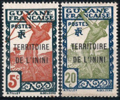 ININI Timbres Poste N°4** & 7** Neufs Sans Charnières TB  Cote : 1€50 - Unused Stamps