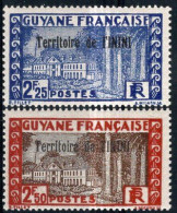 ININI Timbres-Poste N°46** & 47** Neufs Sans Charnières TB  Cote : 4€00 - Nuovi