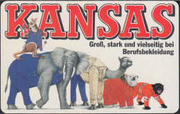GERMANY S01/97 - DBL - Kansas - Kängeru - Tiere - Elefant - Kamel - Bär - Panther - S-Series : Guichets Publicité De Tiers