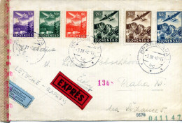 SLOVACCHIA, Slovensko, Storia Postale & Annulli - 1943 - Lettres & Documents