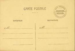 Guerre 40 CP Courrier Officiel Etat Français Vendue 1,20 Aux Administrations Storch D1p329 Cote 40 € - Guerre De 1939-45