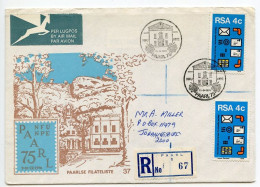 South Africa 1975 Scott 448 Registered FDC - Paarl, Postal Automation - FDC