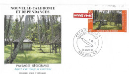 NOUVELLE -CALÉDONIE ET DÉPENDANCES  PAYSAGES RÉGIONAUX  26 Ward 1986 - Briefe U. Dokumente