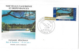 NOUVELLE -CALÉDONIE ET DÉPENDANCES  PAYSAGES RÉGIONAUX  26 Ward 1986 (TRES BELLE CARTE ) - Lettres & Documents