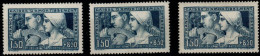 FRANCE - YT N° 252" CAISSE D'AMORTISSEMENT". (252,252a Et 252b). Neuf LUXE**. SEULE PROPOSITION. TRES TRES RARE. - 1927-31 Caisse D'Amortissement