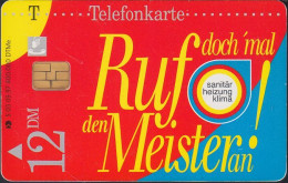 GERMANY S05/97 - Ruf Doch Mal Den Meister An ! - Sanitär Handwerk - S-Series : Taquillas Con Publicidad De Terceros