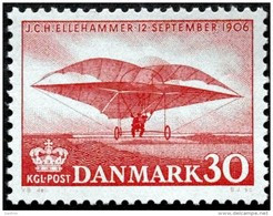 Denmark 1956   Ellehammers First Flight  Minr.363 MNH (** ) ( Lot  F 2393 ) - Ongebruikt