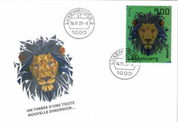 Cryptostamp Lion Groen-vert-green -grun-2023 - Cartas & Documentos