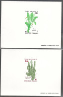 2 Epreuve De Luxe Taaf/fsat Flore YVT 118/119 - Sin Dentar, Pruebas De Impresión Y Variedades