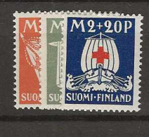 1930 MNH Finland Mi 158-60 Postfris** - Unused Stamps