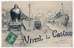 CPA - AIX-EN-PROVENCE (B Du R) - Vivent Les Castors (Manuscrit Souvenir Du Castorat 1908/09) Pour Ismaïla - Aix En Provence