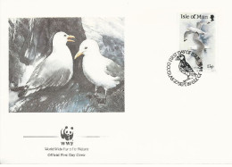 26007 ) GB UK Isle Of Man WWF 1989 Bird  - Brieven En Documenten