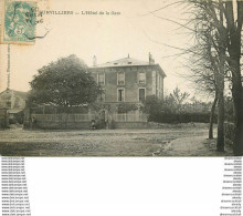 95 SURVILLIERS. Hôtel De La Gare 1906 Avec Son Personnel - Survilliers