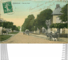 95 ARNOUVILLE-LES-GONESSE GONESSES. Attelages Rue De Paris 1914 - Arnouville Les Gonesses