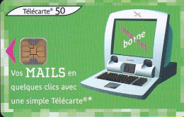 F1224A  06/2002 - BORNE INTERNET - MAILS - 50 OB2 - 2002