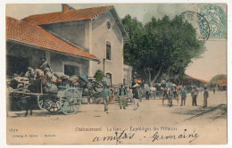 CPA - CHATEAURENARD (B Du R) - La Gare - Expédition Des Primeurs - Carte Colorisée - Chateaurenard