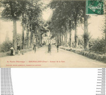 HR 61 REGMALARD REMALARD. Avenue De La Gare Avec Cyclistes 1909 - Remalard