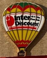 MONTGOLFIERE - BALLON - BALLOON - BALLON - INTER DISCOUNT - HIFI - PHOTO - EGF - RADIO - VIDEO -            (33) - Mongolfiere