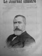 1879 PERSONNALITE HOMME M VAUCORBEIL OPERA DESSIN MEYER 1 JOURNAL ANCIEN - Documents Historiques