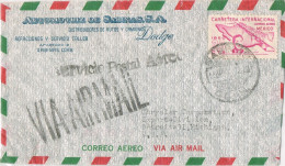 52844. Carta Aerea  SABINAS (Cohauila) Mexico 1950. Lineal Servicio Postal Aereo. Comercial Autos - Mexico