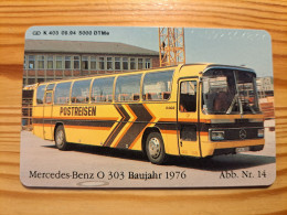 Phonecard Germany K 403 09.94. Bus, Mercedes 5.000 Ex. - K-Series : Customers Sets