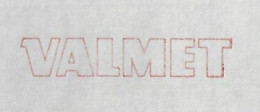 Finland 1988 Cover Fragment Meter Stamp Pitney Bowes 6300 Series With Slogan Valmet From Tampere - Lettres & Documents