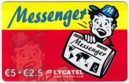 AUSTRIA E-960 Prepaid Lycatel - Cartoon, Newspaper - Used - Austria