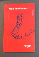 Card Used On NSB Train No Nr. NSB 4 - Norvège