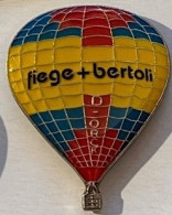 MONTGOLFIERE - BALLON A AIR CHAUD - BALLOON - BALLON - FIEGE + BERTOLI  -    (33) - Montgolfier