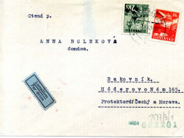 SLOVACCHIA, Slovensko, Storia Postale & Annulli - 1943 - Storia Postale