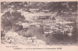 13 / MARSEILLE / SORMIOU / LE PORT DES PECHEURS ET L ALIMENTATION FACH  / RARE - Quartiers Sud, Mazargues, Bonneveine, Pointe Rouge, Calanques