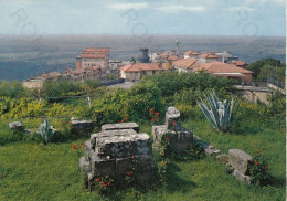 CARTOLINA  LANUVIO M.324,ROMA,LAZIO-TEMPIO DI GIUNONE SOSPITA E PANORAMA-CULTURA,MEMORIA,BELLA ITALIA,NON VIAGGIATA - Trani