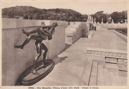 ROMA - Foro Mussolini - Tribuna D'onore Dello Stadio - Gruppo In Bronzo - Stadi & Strutture Sportive