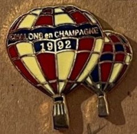 MONTGOLFIERE - BALLOON - BALLON A AIR CHAUD - CHALONS EN CHAMPAGNE 1992 -             (33) - Airships