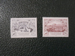 NATIONS-UNIES NEW-YORK YT 673/674 - 50e ANNIVERSAIRE DES NATIONS-UNIES** - Unused Stamps