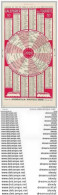 RARE CALENDRIER SUR FEUILLET DE 1921. Chemins De Fer Agenda PLM. Publications Paris Lyon Méditerranée - Grossformat : 1921-40