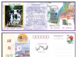 China Tourism Ticket，can Used As Postcard,Hubei Wudaoxia Postage Ticket - Tickets D'entrée