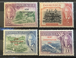 DOMINICA - MH* - 1951 - # 133/136 - Dominique (...-1978)