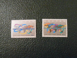 NATIONS-UNIES NEW-YORK YT 665/666 - 30e ANNIVERSAIRE DU CNUCED** - Unused Stamps