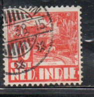 DUTCH INDIA INDIE INDE NEDERLANDS HOLLAND OLANDESE OLANDESI INDIES 1933 1937 1934 RICE FIELD SCENE 10c USED USATO - Nederlands-Indië