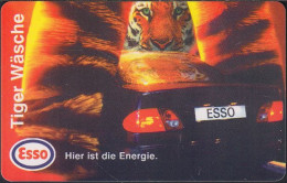 GERMANY S03/98 - ESSO - Tiger Auto Wäsche - Car - S-Series : Tills With Third Part Ads