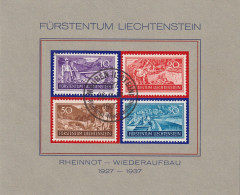 Liechtenstein Carte Souvenir 1937 - Briefe U. Dokumente