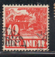 DUTCH INDIA INDIE INDE NEDERLANDS HOLLAND OLANDESE OLANDESI INDIES 1933 1937 1934 RICE FIELD SCENE 10c USED USATO - Nederlands-Indië