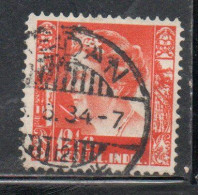 DUTCH INDIA INDIE INDE NEDERLANDS HOLLAND OLANDESE OLANDESI INDIES 1933 1937 QUEEN WILHELMINA 12 1/2c USED USATO - Nederlands-Indië