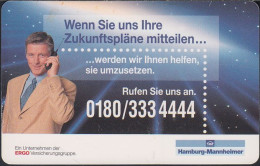 GERMANY S10/98 - 100 Jahre Hamburg Mannheimer Versicherung - ERGO - Mann Mit Handy 1 - S-Reeksen : Loketten Met Reclame Van Derden