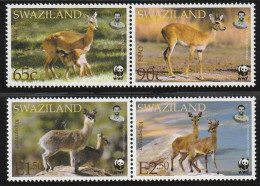 Swaziland 2001, Postfris MNH, WWF, Oribi And Klipspringer - Swaziland (1968-...)