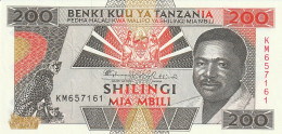 TANZANIA   200 SHILLINGS  1993   P-25   UNC - Tanzanie