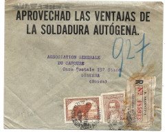 29 - 66 - Enveloppe Recommandée Envoyée De Buenos Aires En Suisse 1936 - Covers & Documents