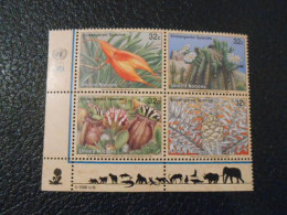 NATIONS-UNIES NEW-YORK YT 695/698 PROTECTION DE LA NATURE** - Unused Stamps